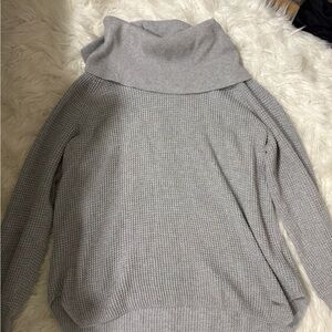 Michael Kors Light Gray Cowl Neck Sweater